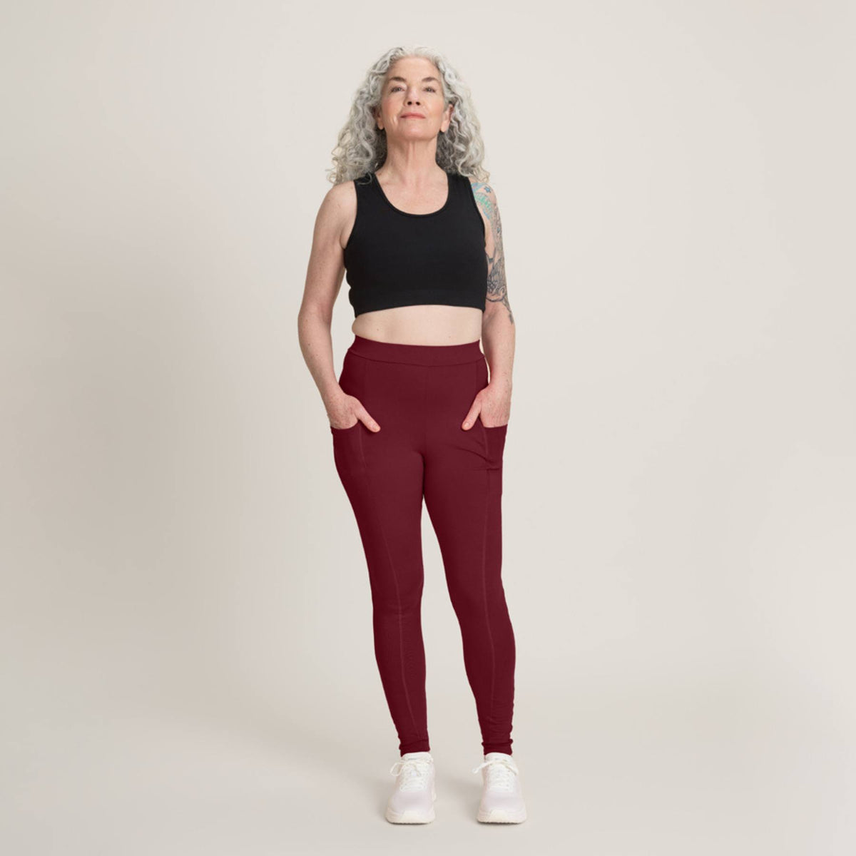 LEMPI treenileggingsit, viininpunainen